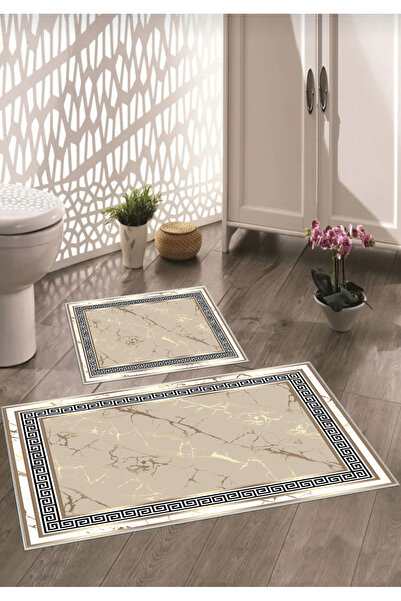 Thalia Home Αντιολισθητική βάση, πλενόμενο χαλάκι μπάνιου με ψηφιακή εκτύπωση...