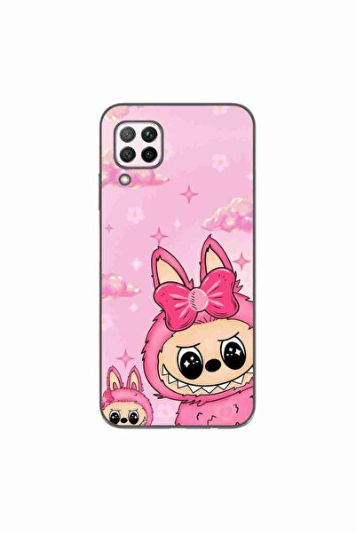 OEM Husa compatibila cu Huawei P40 Lite Silicon Gel Tpu Model Labubu Pink Fan...