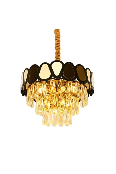 proled Lustră Toros Chic 400, iluminat modern, E14, auriu cu negru