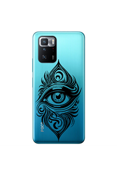 Other Xiaomi Poco X3 GT Eye patterned drawing Transparent Silicone TPU Θήκη