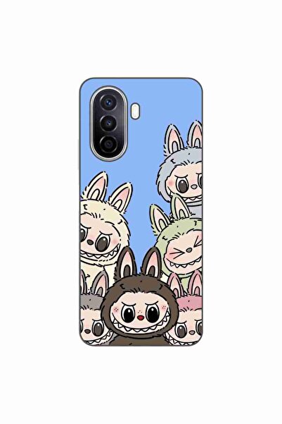 OEM Husa compatibila cu Huawei Nova Y70 Silicon Gel Tpu Model Labubu Pattern ...