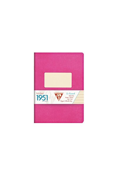 Clairefontaine Caiet capsulat A5+ (14.8 x 21 cm), 48 de pagini, 1951 roz