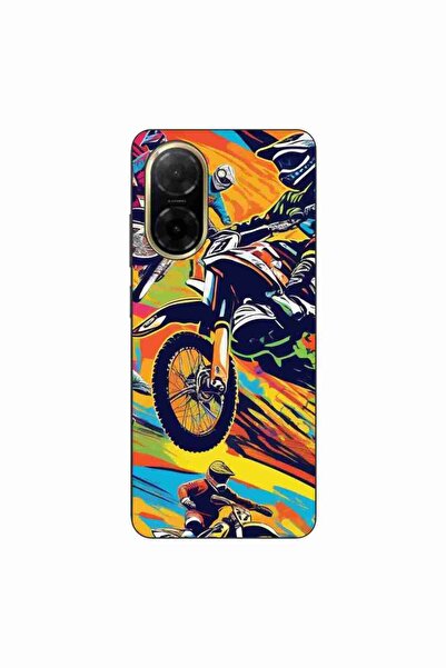 OEM Калъф, съвместим с Xiaomi Redmi A5, силиконов гел TPU, с мотив Мотокрос П...