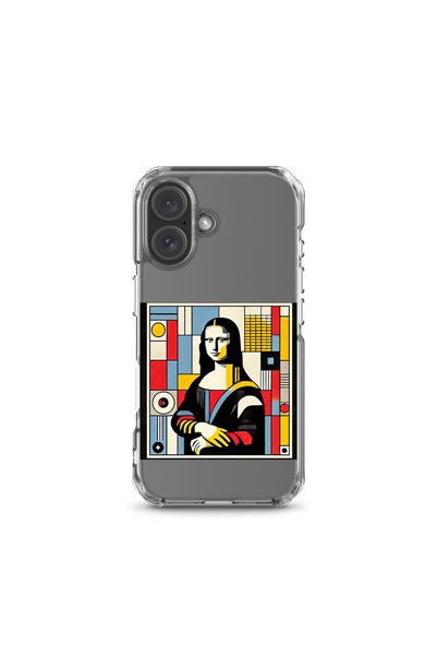 KaffCase غطاء هاتف بتصميم لوحة الموناليزا متوافق مع آيفون 17