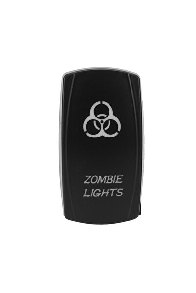 Choice مفتاح زومبي للتشغيل والإيقاف LED أزرق SPST مقاوم للماء 12 فولت 24 فولت...