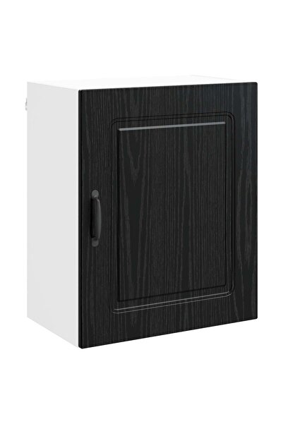 vidaxl Kitchen cabinet with door Kalmar Black Oak 50 x 31 x 60 cm
