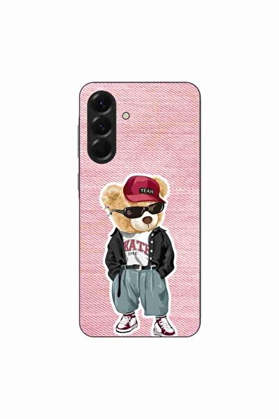 OEM Θήκη συμβατή με Samsung Galaxy A56 από σιλικόνη gel TPU με σχέδιο Ροζ Τζι...