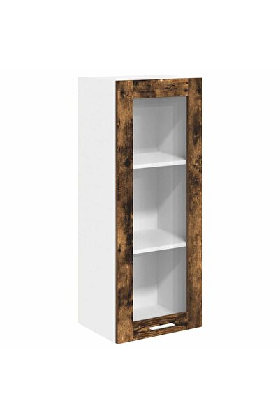 vidaxl Dulap suspendat Stejar fumuriu 40 x 31 x 100 cm Lemn compozit