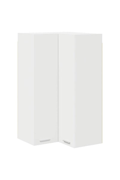 vidaxl Wall cabinet with door White 57 x 57 x 100 cm Composite wood