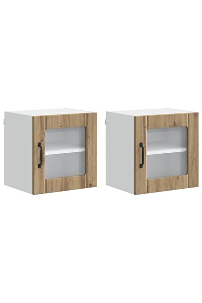 vidaxl Kitchen cabinet 2 pcs Artisanal Oak 40 x 31 x 40 cm