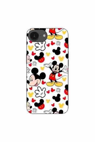 OEM Husa compatibila cu Apple iPhone 16e Silicon Gel Tpu Model Mickey Cool Pa...