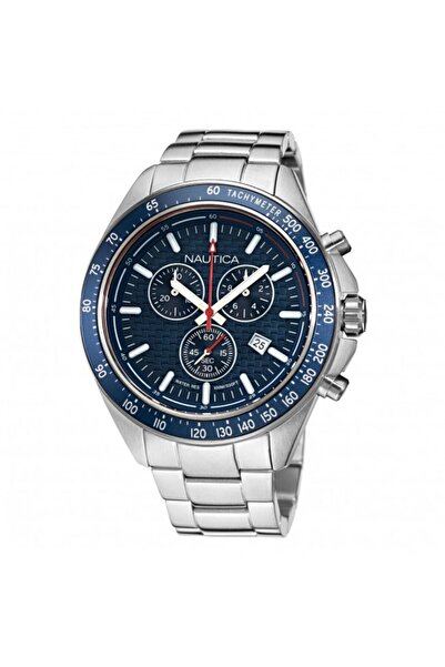 Nautica Ρολόι Ανδρικό Ασημί Stainless Steel κωδ NAPOBS113