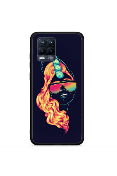 Other Realme 8 i Horn style Black Glossy Θήκη