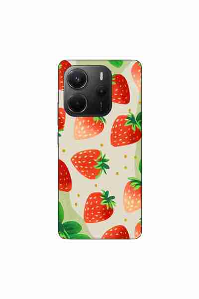 OEM Husa compatibila cu Xiaomi Redmi Note 14 4G Silicon Gel Tpu Model Capsuni...