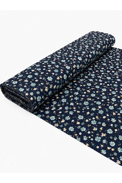 Zümra Baby %100 Pamuk Desenli Poplin Kumaş - Çiçekli - En : 170cm