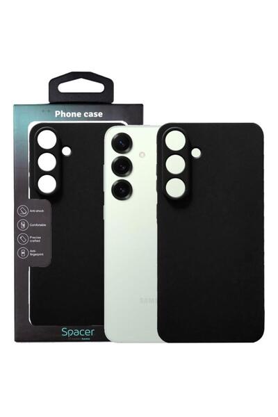 Spacer SPPC-SM-GX-S25PL-TPU Case for Samsung Galaxy S25 Plus, Black