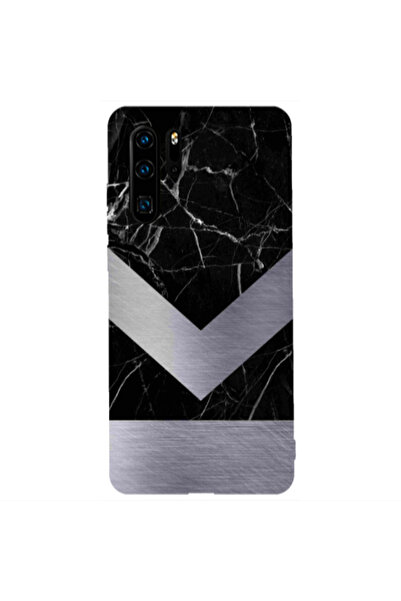 Other Huawei P30 Pro Marble Arrow Down Transparent Silicone TPU Θήκη