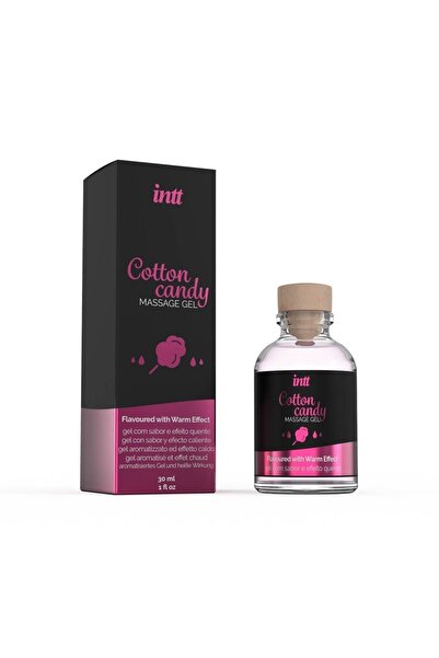 İntt MASSAGE GEL COTTON CANDY GLASS BOTTLE 30ML + BOX