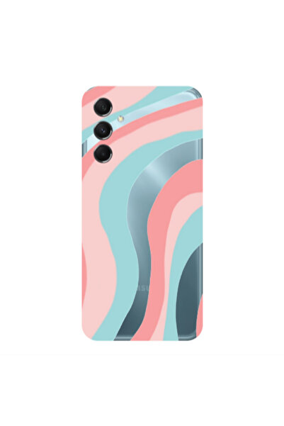 Other Samsung M34 Colored lines Transparent Silicone TPU Θήκη