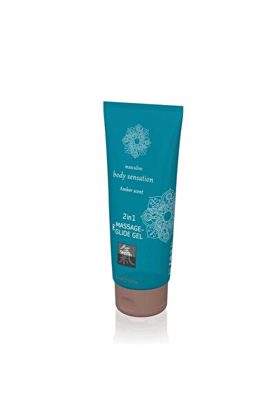 Shiatsu Massage- & Glide Gel 2 in 1 - Amber scent 200ml