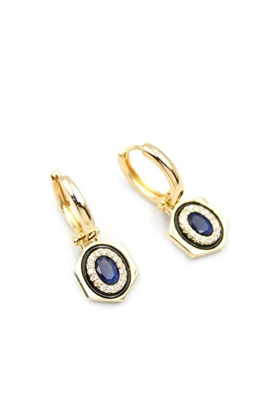 Marsilyan Nvdn- Ieg - Stone Earrings - Blue Iegrs-Nvdn1