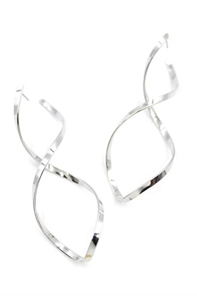 Marsilyan Nvdn- Ieg - Wavy Earrings - Silver Iegrs-Nvdn1