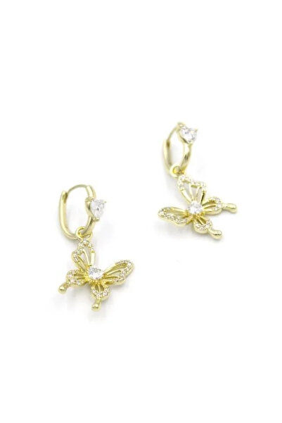 Marsilyan Nvdn- Ieg - Butterfly Earrings - Gold Iegrs-Nvdn1