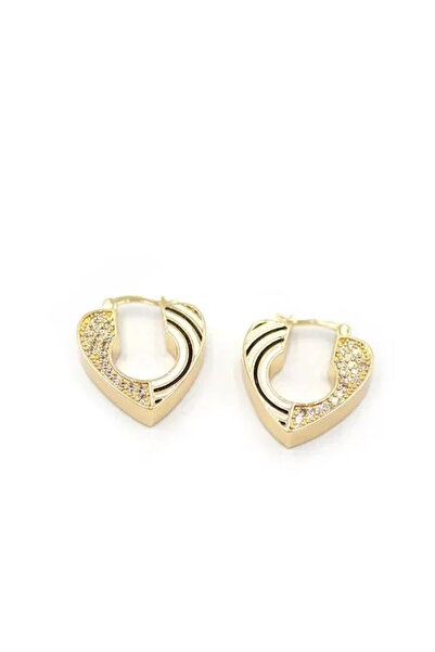 Marsilyan Nvdn- Ieg - Heart Earrings - Gold Iegrs-Nvdn1