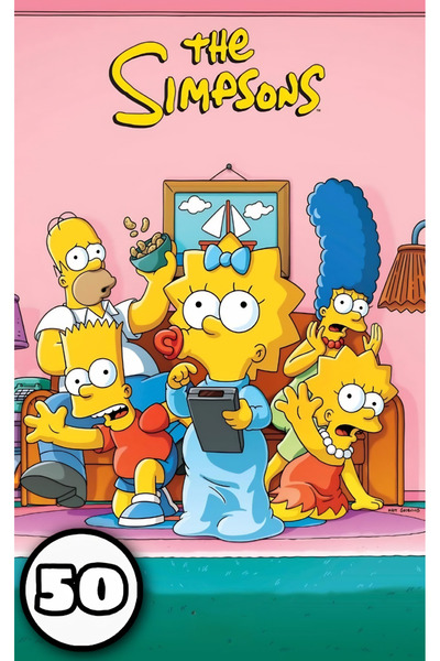 the simpsons Βιβλίο ζωγραφικής - 50 εικονογραφήσεις Σίμπσον - Α4