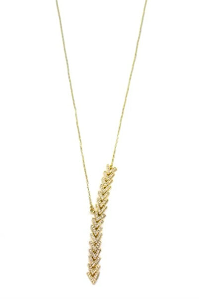 Marsilyan Nvdn- Ieg - Sergeant Y Necklace - Gold Iegrs-Nvdn1