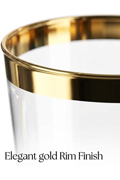 Sunny Your Bright choice Sunny Premium 10oz Plastic Cups with Metallic Rim – Elegant Disposable & Reusable Party Drink Cups for Events, Weddings & Gatherings – Pack of 25 (Gold)