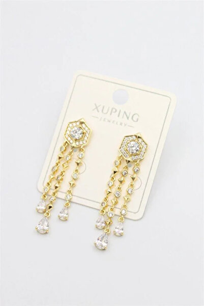 Marsilyan Nvdn- Ieg - Stone Earrings - Gold Iegrs-Nvdn1