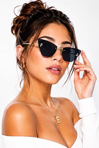ModaLucci New Season Cat Eye Women's Black Sunglasses
