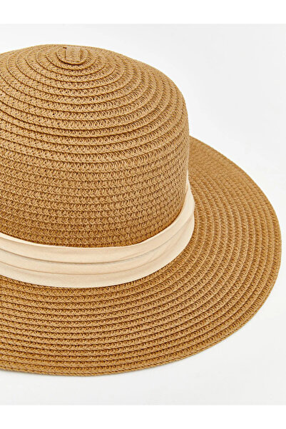 LC Waikiki Beige Women's Straw Hat