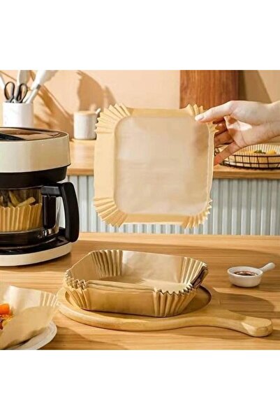 Yıldızan Terra Organik 50 Pieces Air Fryer Baking Paper Disposable Air Fryer ...