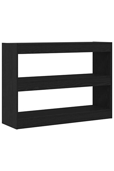vidaxl Bibliotecă Stejar Negru 100 x 30 x 72 cm Lemn compozit