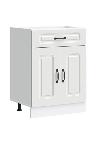 vidaxl "Kalmar" white engineered wood kitchen base cabinet