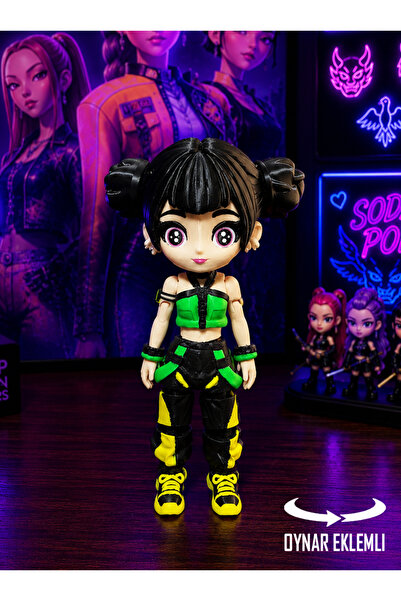 Suelo Butik Zoey K-Pop Demon Hunters İblis Avcıları Eklemleri Hareketli Zoey ...
