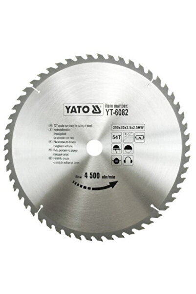 yato Disc circular lemn, 350 x 30 x 3.5 mm,54 dinti, YT-6082