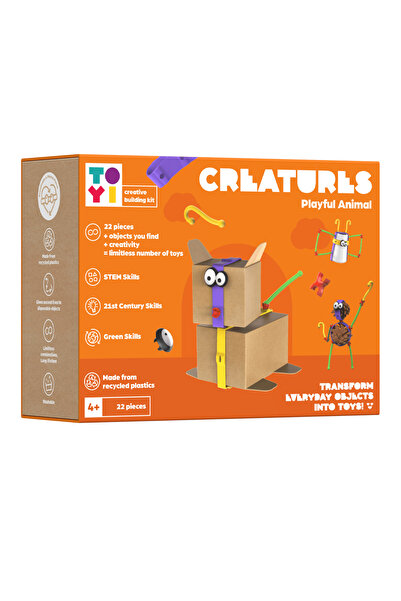 Toyi Creatures Playful Animal - STEM Seti ve Yaratıcı Yapı Oyuncakları