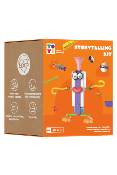 Toyi Storytelling Eğitim Kiti - 600 Parça Çevreci ve Yaratıcı Yapı Oyuncakları