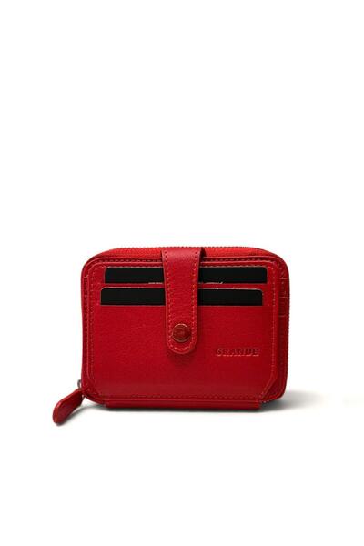 Grande Genuine Leather Card Holder Zipper Wallet
