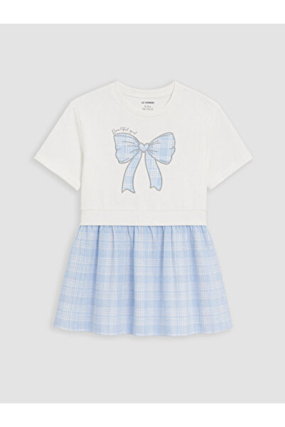LC Waikiki Timeless Clothing & Timeless Choices Bow Embroidered Girls' Dress
