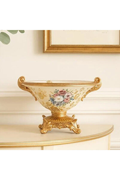 DEC60 Classic Design Decorative Luxury Bowl with Embossed Pattern