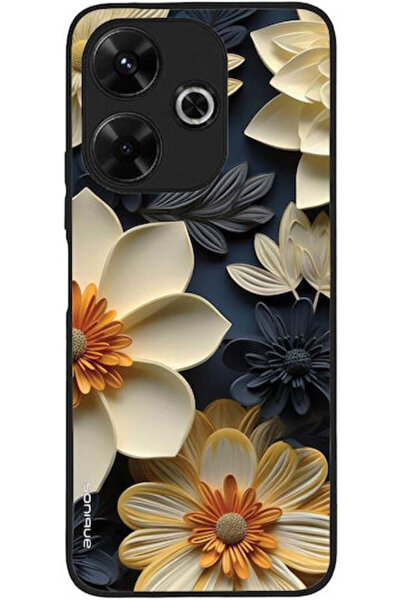 Other Θήκη Sonique Σειράς 3D Λουλουδιών για Xiaomi Redmi 13 4G Poco M6 4G Εκρού
