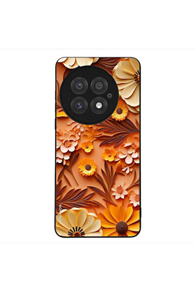 Other Θήκη Sonique Σειράς 3D Λουλουδιών για OnePlus 13 5G Πορτοκαλί