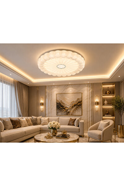 N.zone Luxurious Led Ceiling Chandelier with a Diameter of 26 cm and a Height...