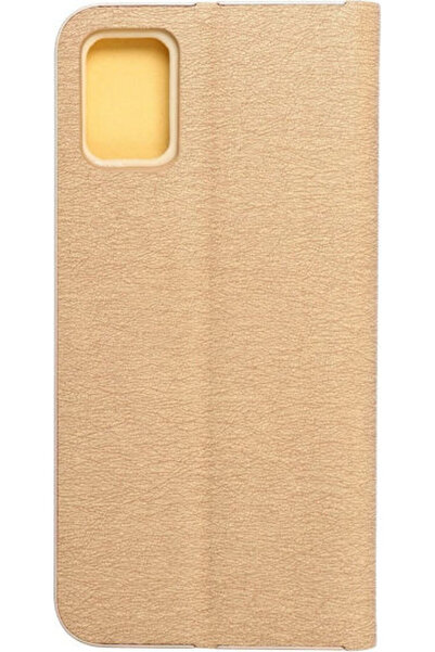 Forcell Luna Gold Book Συνθετικό Δέρμα Χρυσό (Galaxy A51)