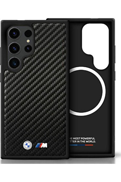 BMW Δερμάτινη Μαύρη Πίσω Θήκη (Galaxy S25 Ultra) Κωδικός: BMHMS25L24PUCILK
