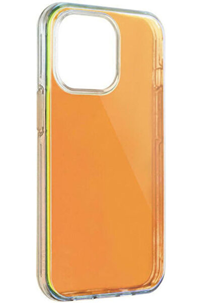 Hurtel Αουρόρα Θήκη Πλάτης Σιλικόνης Νέον Χρυσό (iPhone 13 Pro)